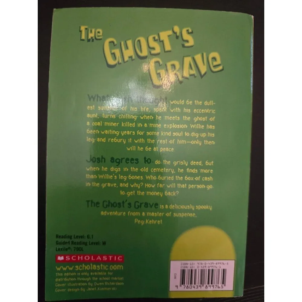 The Ghost's Grave by Peg Kehret Horror Paperback